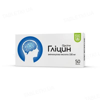 Гліцин Baum Pharm таблетки по 0,1 г №50