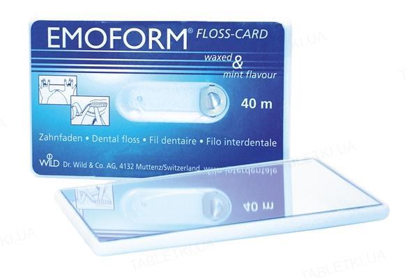 Флосс-карта Emoform Floss Card с зеркалом, 40 м