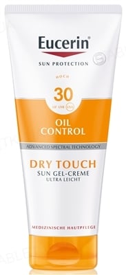 Гель-крем солнцезащитный Eucerin Sun Oil Control ультралегкий с матирующим эффектом, SPF30, 200 мл