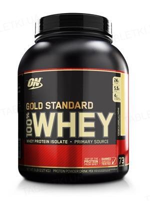 Протеин Optimum Nutrition 100% Whey Gold Standard, французский ванильный крем, 2,27 кг