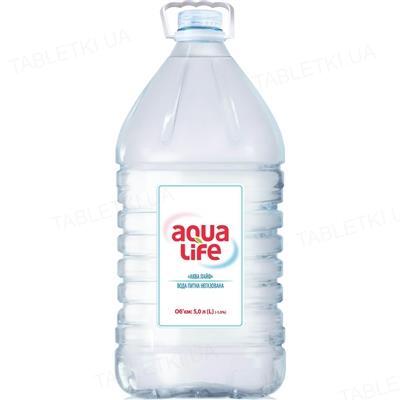 Вода питьевая AquaLife, негазированная, 5 л