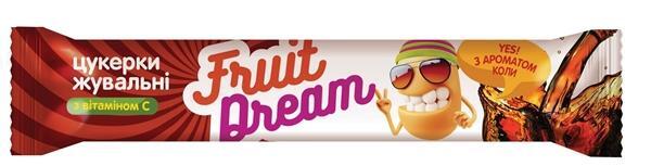 Конфеты жевательные Fruit Dream с ароматом Колы +  Витамин С, 18 штук